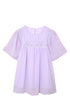 Flutter Sleeves Sheer Textured Babydoll Top